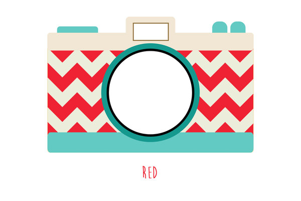 Vintage Camera - RED